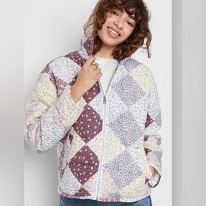 Wild Fable Patchwork Jacket with hood and pockets